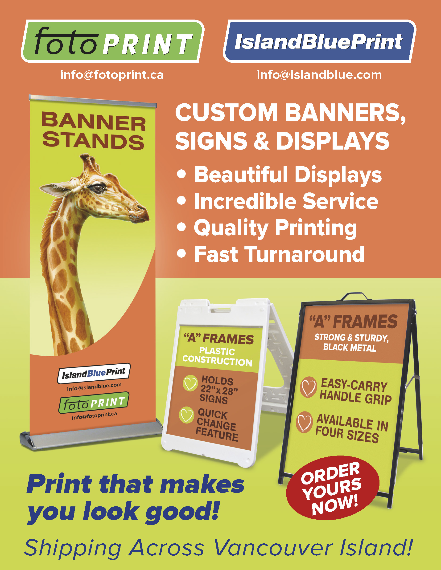 Foto Print Ad 06 Large Format Peach Background
